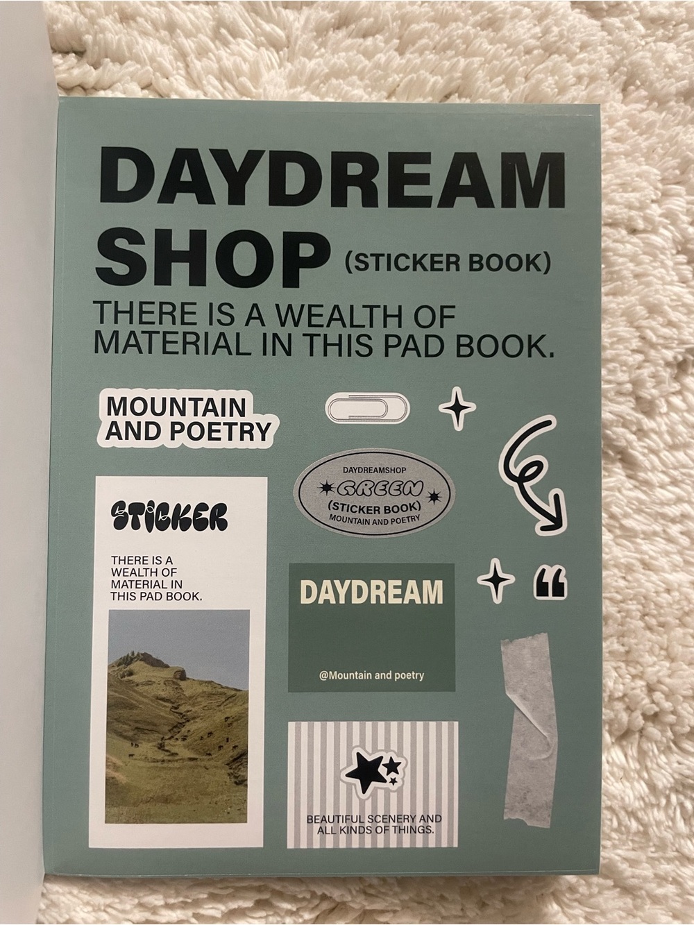 MR. PAPER Daydream Shop Sticker Book - Mountain and Poetry (20 Sheets) - Picture 3 of 4